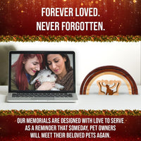 Rainbow Bridge Cat Memorial Gifts - 2 Moms and Dog - image 3