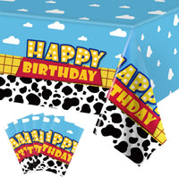 Ragnhild 3 Pack Cow Print Birthday Party Supplies Cow Pattern Printed - Blue / 6