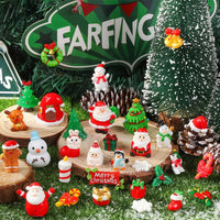 DIYDEC 60PCS Luminous Mini Resin Animals 60 Styles Miniatures Glow - 32Pcs Christmas Miniature Figurines - image 3