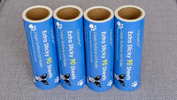 Extreme Sticky Large Surface Lint Roller, 6.3'' Giant Pet Hair Remover Roller for Pet Dog Cat Hair, Clothes&Furniture Cleaning, 90 Sheets (4 Refills)