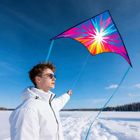 Xida large dragon delta kite for kids, 55 x 61.8 inch ripstop polyester with flying line - view 17