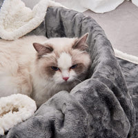 Pet Blankets for Cats, Waterproof Cat Blanket Washable - Dark Grey / 25"x30" - image 2