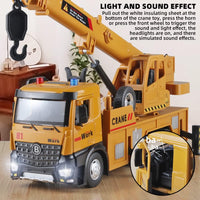 OANMYJJO diecast toy crane truck with extended boom and telescoping hook - view 16