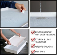 HOP Rabbit Litter Box, Less Mess with Built-in Hay Feeder Designed for Rabbits/Bunnies. Includes - LITTER BOX LINERS ONLY - image 3