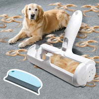 Pet Hair Removal Tool – Reusable Lint Roller for Dogs & Cats – Self-Cleaning Fur Remover Brush - Portable, Multi-Surface Fur Removal Tool - Pet Hair Removal Tool for Car & Home