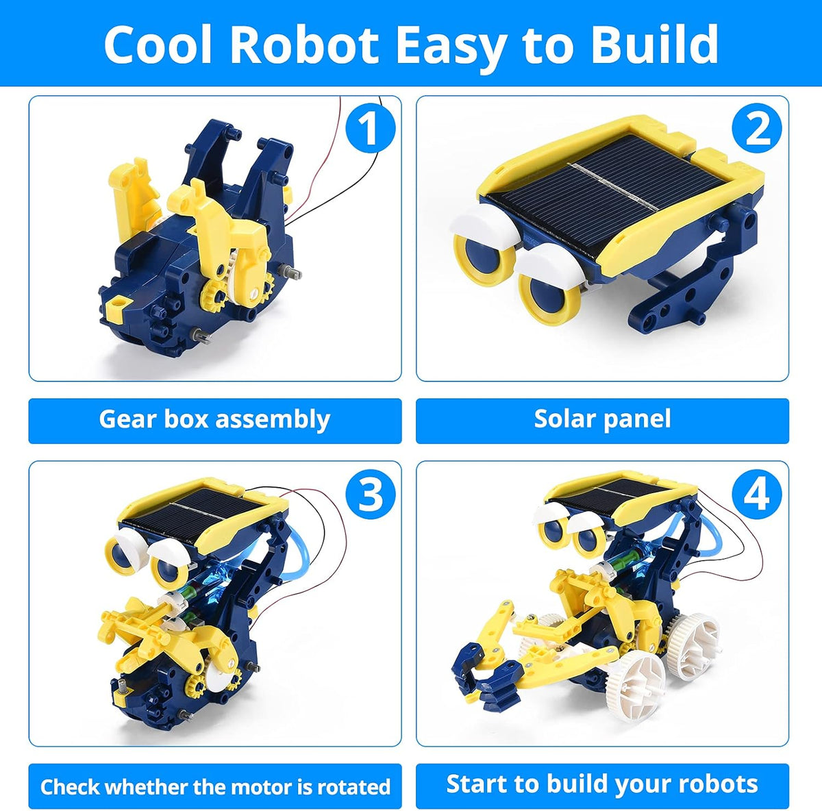 STEM Projects 11-in-1 Solar Robot Toy for Kids Ages 8-12 - image 4