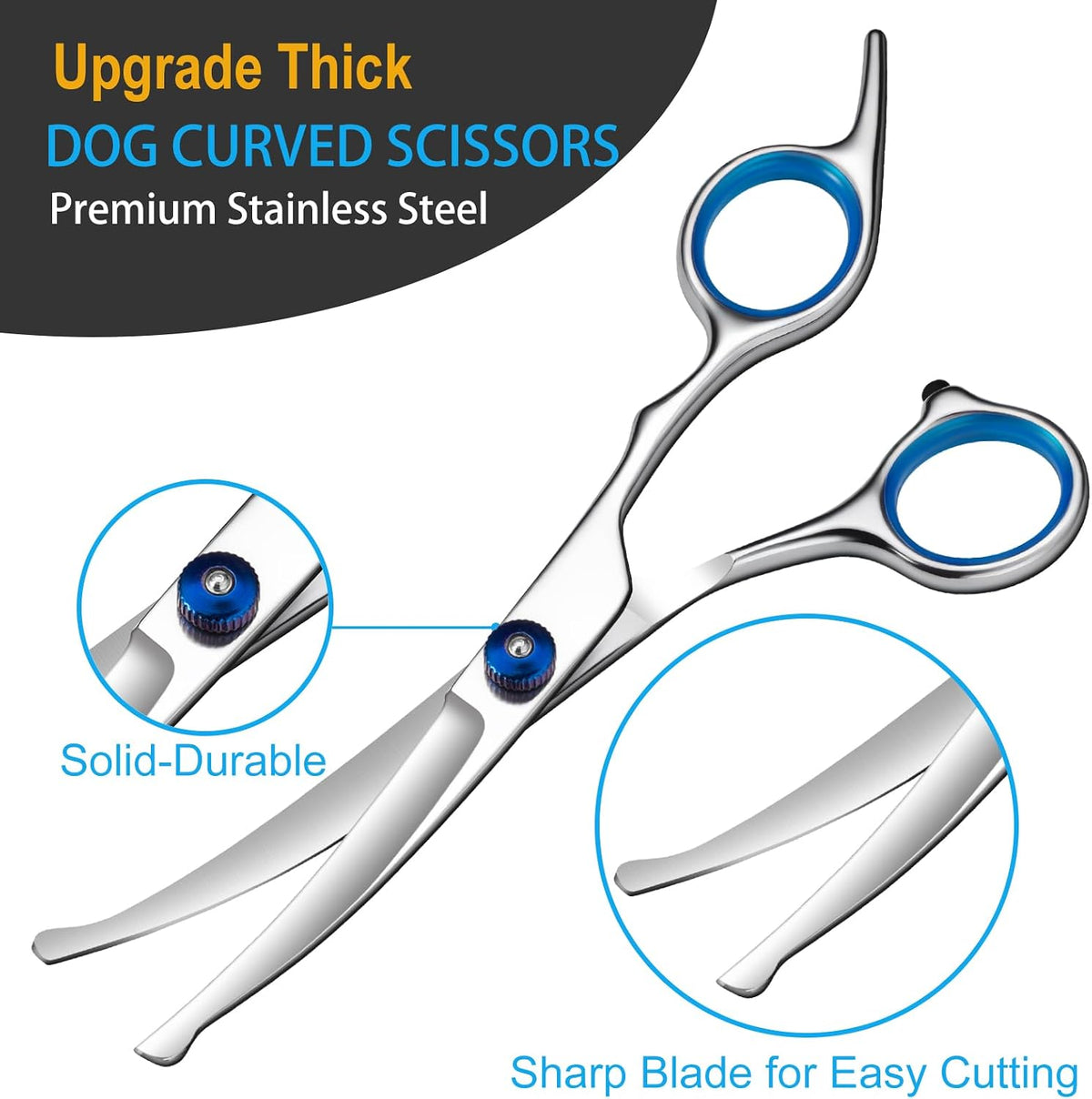 5 in 1 Upgraded Thicken Dog Grooming Scissors - image 4