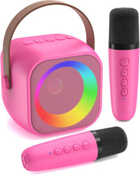 Karaoke Machine for Kids, Toys for 3-12 Years Old Girls Gifts – Fun for Kids & Family - Rose