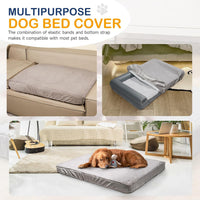 Sunsleek Dog Bed Covers Replacement Washable - Grey / 41.0"L x 29.0"W x 8.0"Th - image 4
