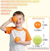 Ball Pit Balls for Kids, Plastic Refill 2.2 Inch Balls - Orange - image 2