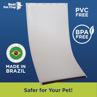 Best Pet Flap Large Replacement Dog Door Non PVC Flap Fits PetSafe - XL 13 1/8" x 24 7/8" - image 3