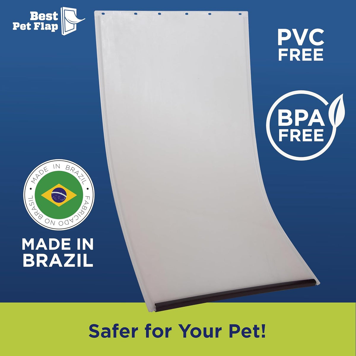 Best Pet Flap Large Replacement Dog Door Non PVC Flap Fits PetSafe - XL 13 1/8" x 24 7/8" - image 3