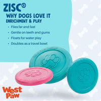 WEST PAW Zisc High-Flying Disc Dog Toy - Large / Geranium / 1 - image 2