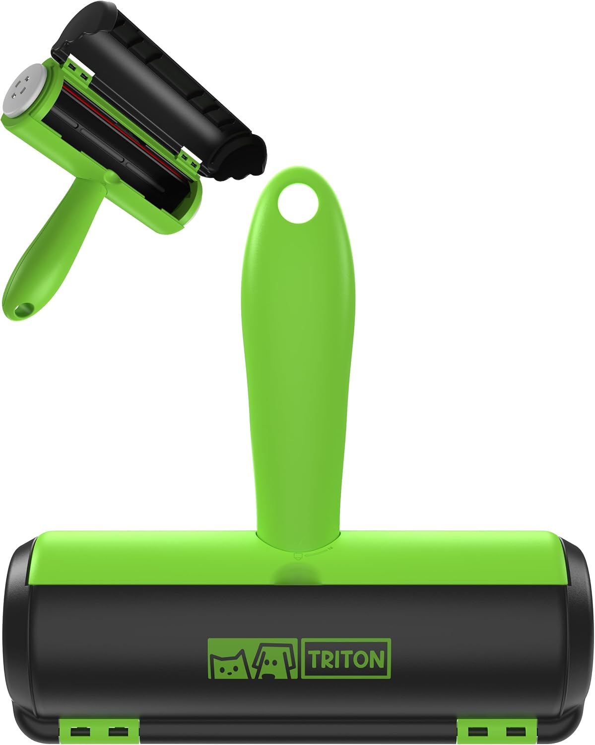 Triton Pet Hair Removal Tool w/Fur Trapping Compartment - Green / Large