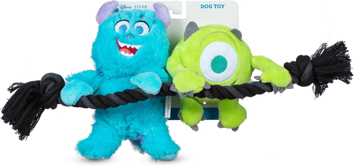 Disney for Pets Pixar Monsters Inc Sulley Plush Dog Toy - Sulley & Mike Plush Rope / 12 Inch
