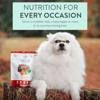 Wild Venison - Air Dried, Toppers, High Protein, Natural Limited Ingredient Recipe Dry Dog Food - 3.5 oz