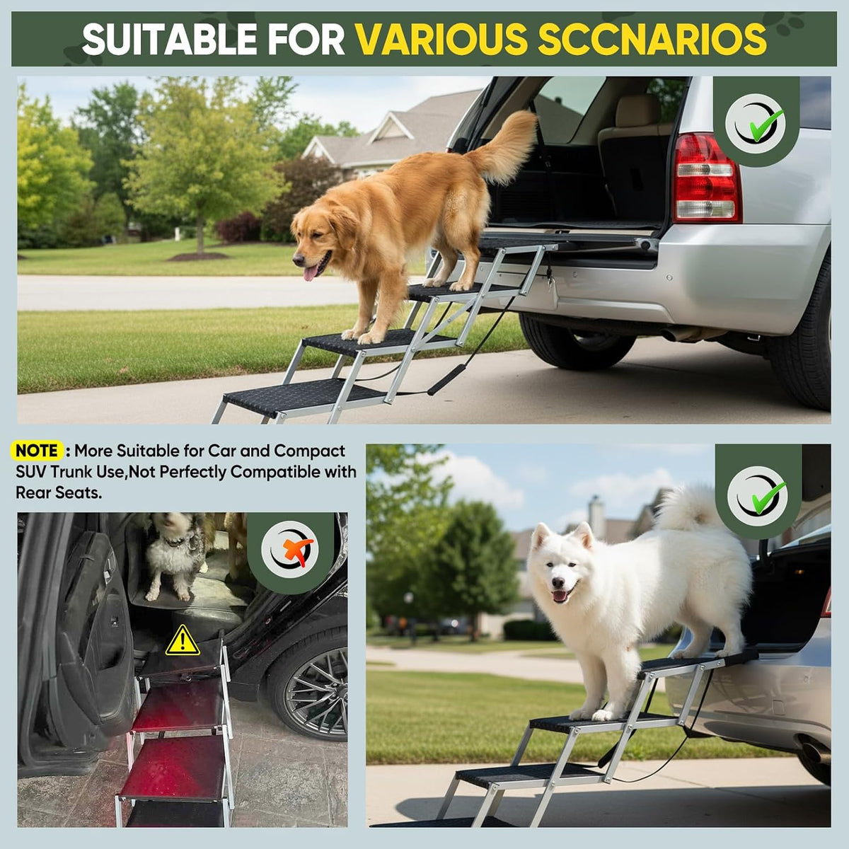Sakerplus Dog Stairs for Large Dogs - image 4