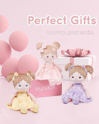 Soft Baby Doll Toys (12''), My First Baby Rag Doll for 1 Year-Old Girl Birthday Gift, Christmas Plush Toys Gift for Toddler Kids Infants -Daisy Girl