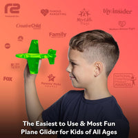 Foam Airplanes - Stocking Stuffers for Kids All Ages 4 5 6 7 8 9 10 Year Old - Best Toy Gift - Boy - Green - image 2