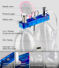Aquarium DIY CO2 Generator System Kit - G500 Blue+ CO2 Diffuser - image 4