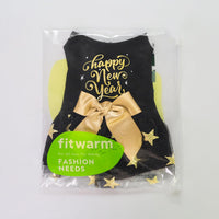 Fitwarm Birthday Girl Dog Tulle Dress - X-Small / Happy New Year - image 2