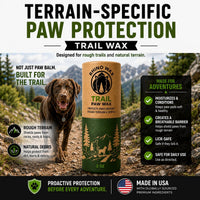 Dog Paw Protector for Hot Pavement, Asphalt, Streets & Sidewalks – Essentials for Dogs - Paw Trail Wax - image 4
