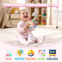 OSIMILY Toys for 1 Year Old Boy - Pink - image 2