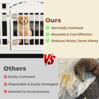 Dog Crate Mat, 24 in X 36 in Dog Playpen Mat Kennel Mat – Essentials for Dogs - Black / 43"L x 43"W - image 3