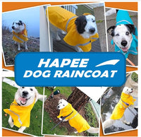 Dog Raincoats with Reflective Strip Hoodie - D4-Pink / 24B (65-80 lbs) - image 4