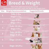 Agape soft dog cone for small dogs and cats, reflective and lightweight - view 3