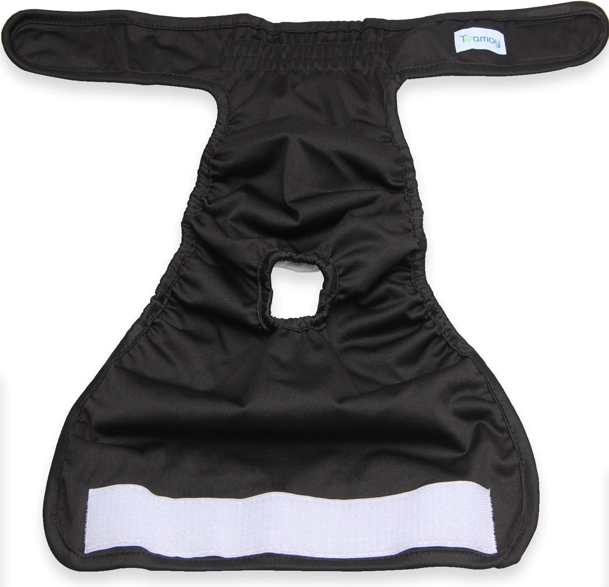 Teamoy Female Dog Diapers, Washable Doggie Period Diaper - L1 (Pack of 4) / Black+ Purple+ Green+ Rose Red (4pcs) - image 3