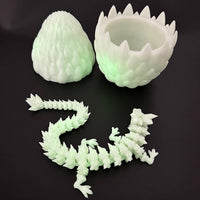 3D Printed Dragon Egg, Large 12" for Kids, Dragon Lovers - Glow in the Dark - image 3