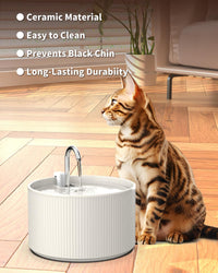 Ceramic Cat Water Fountain - image 4