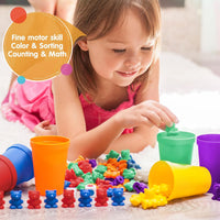 Bmag Counting Bears with Matching Sorting Cups - 36 Bears - image 3
