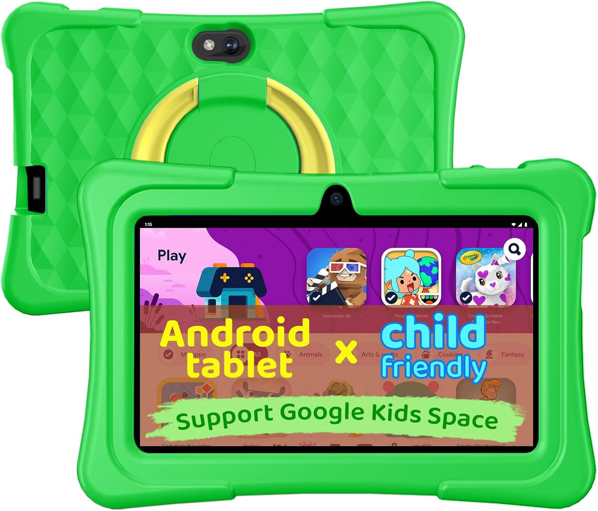 aiprotablet Kids Tablet, 6GB+32GB 1TB Expand - Green