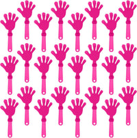 24 royal blue plastic hand clapper noisemakers, 7.5 inches long - view 10