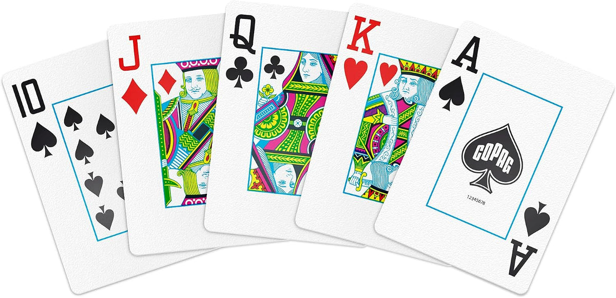 Copag 1546 Design 100% Plastic Playing Cards - Jumbo Index / 6 Sets - image 3