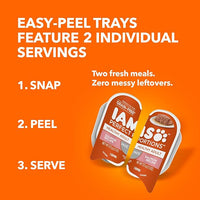 IAMS Perfect Portions Healthy Adult Grain Free Wet Cat Food Pate, Salmon Recipe, 2.6 oz. Easy Peel Twin-Pack Trays (24 Count, 48 Servings)