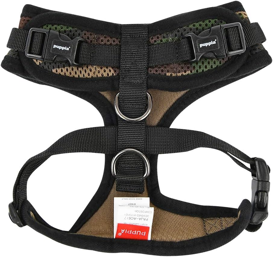 Authentic Puppia RiteFit Harness with Adjustable Neck - Camo / Large - image 2