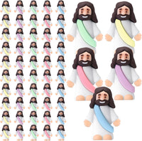 Sumind 50 Pcs Little Jesus Figures Original Design - Macaron Color