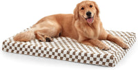 JOEJOY Dog Bed for Large Dogs - L (36x27) / Brown