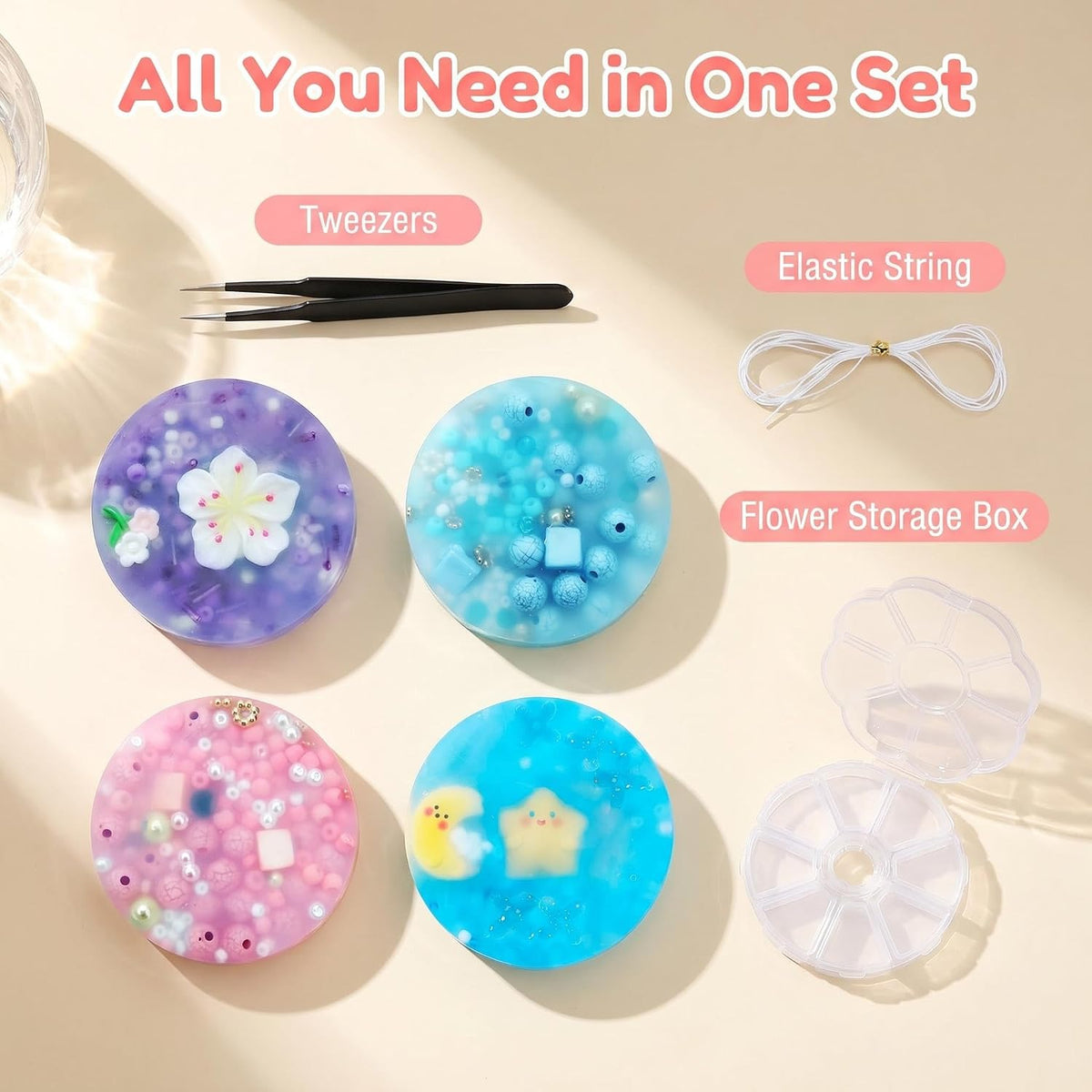 Pixnest 5 pack picky pads, rainbow fidget picking pads 3.34 inch with tweezer - view 23