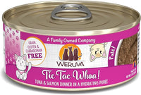 Weruva Wet Cat Food, Tic Tac Whoa with Tuna and Salmon Pate, 5.5oz Can, Pack of 8