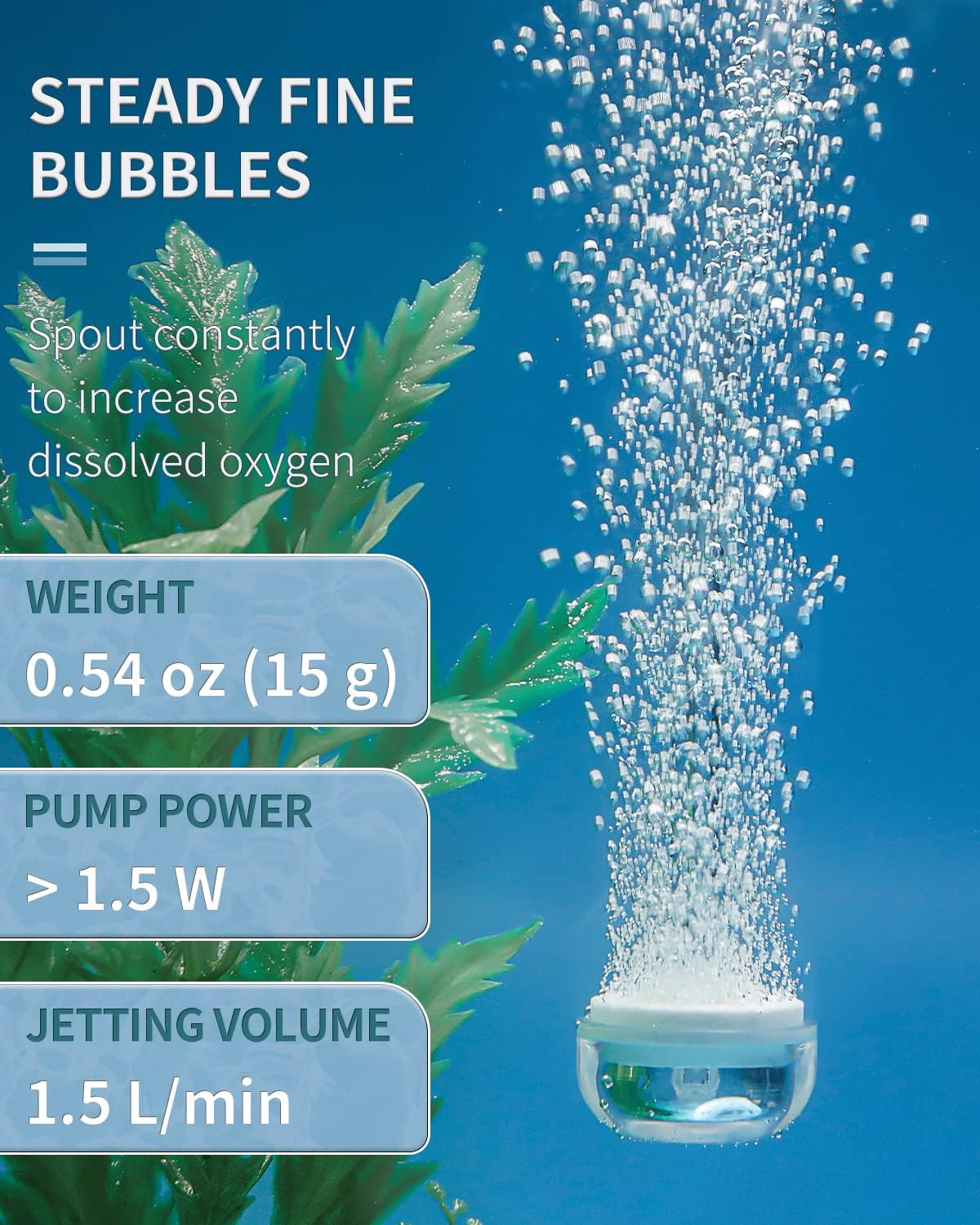 Pawfly Aquarium Air Stone Disc Tiny Micro Bubble Diffuser Release - 1 inch - image 2