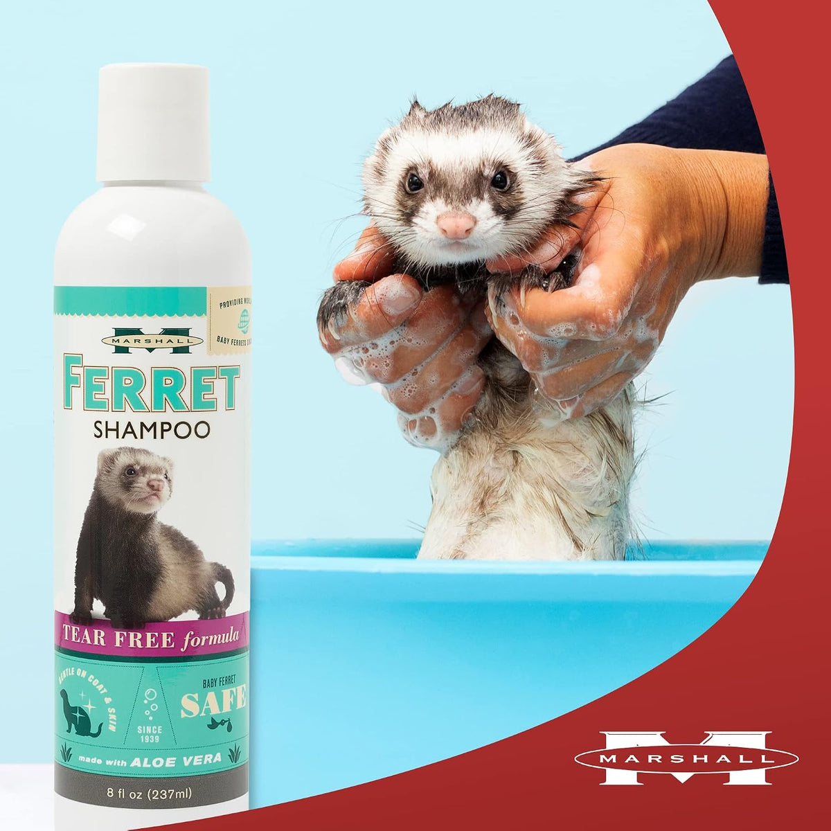 Marshall ferret shampoo with no-tears formula, 8 fl oz bottle - view 4