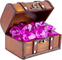 Niceup acrylic heart gems, 30 chunky 3D heart-shaped diamond gemstones for kids - view 22