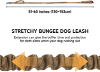EXCELLENT ELITE SPANKER Tactical Military Bungee Nylon Dog Leash - Coyote Brown - image 2