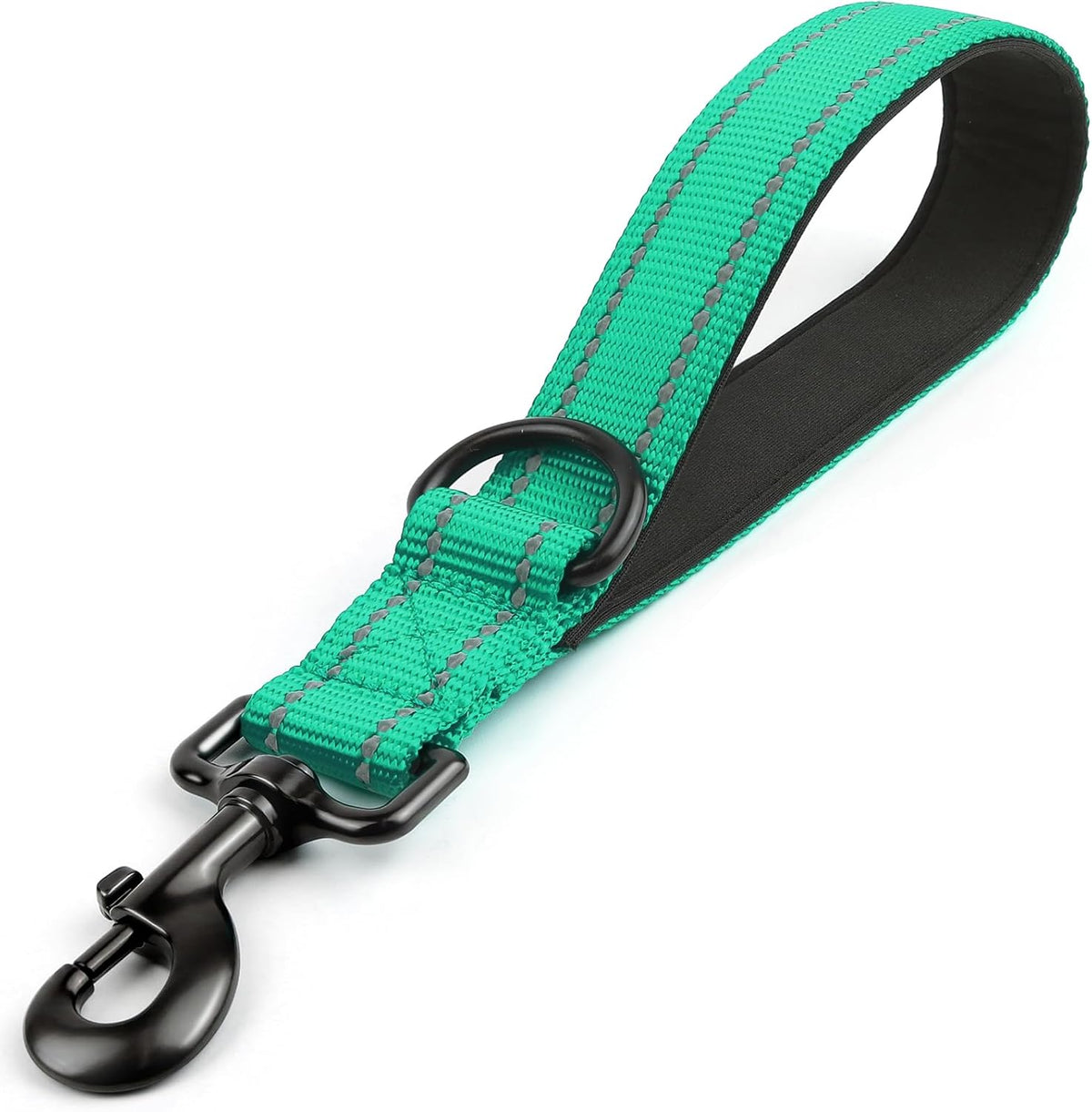 Joytale Short Dog Leash for Close Control & Training, 18" - 1 ft / Teal