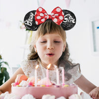 ETLUK Mouse Ears Headband - Birthday Girl - image 3