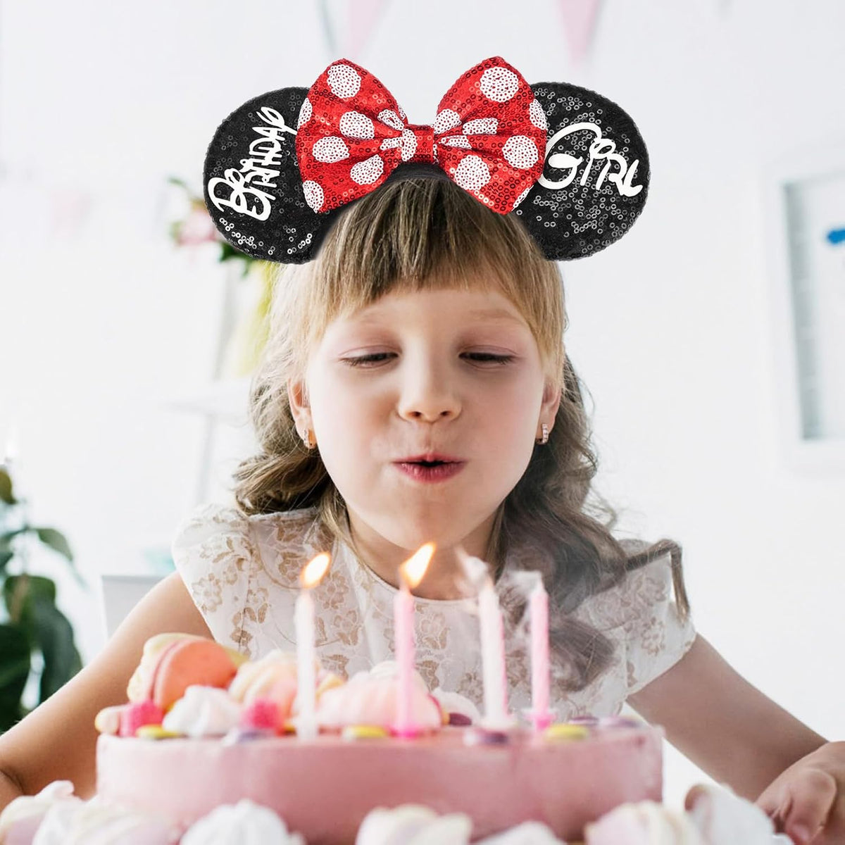 ETLUK Mouse Ears Headband - Birthday Girl - image 3